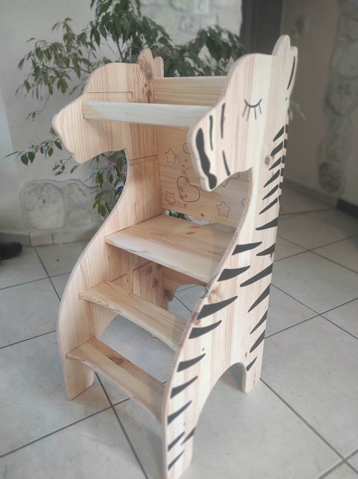 Tour zebre vue des marches