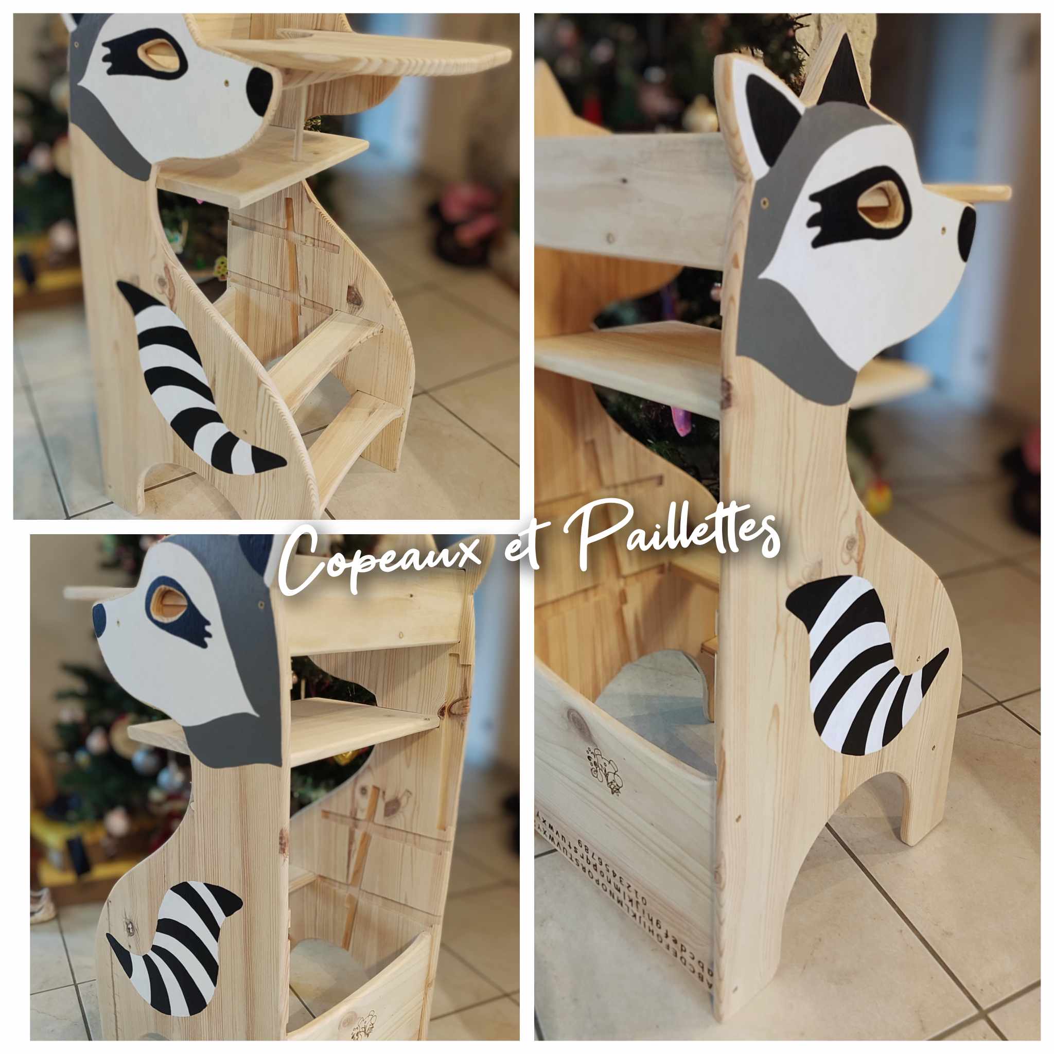 Tour d'observation évolutive Raton Laveur